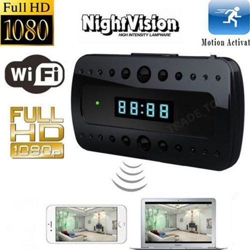 Wireless Table Clock Camera